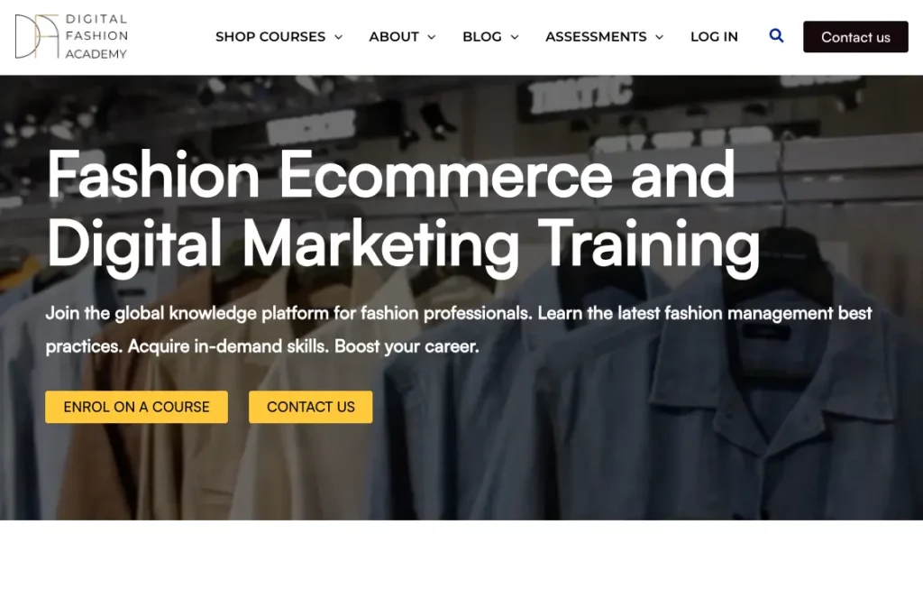 Digital Fashion Academy - best ecommerce courses and digital marketing for fashion